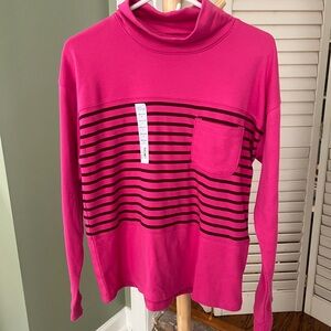 Croft & Barrow Pink Boxy Sweatshirt